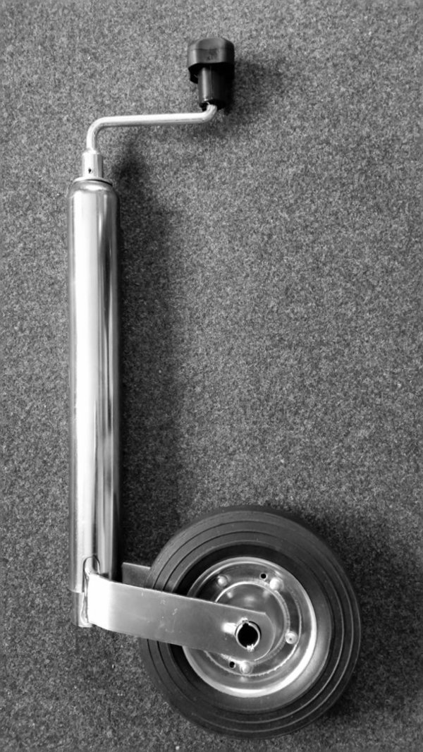 Stützrad 48mm Vollgummi-Reifen 200x50