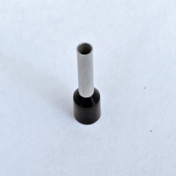 10 Aderendhülsen isoliert 1,5mm² schwarz